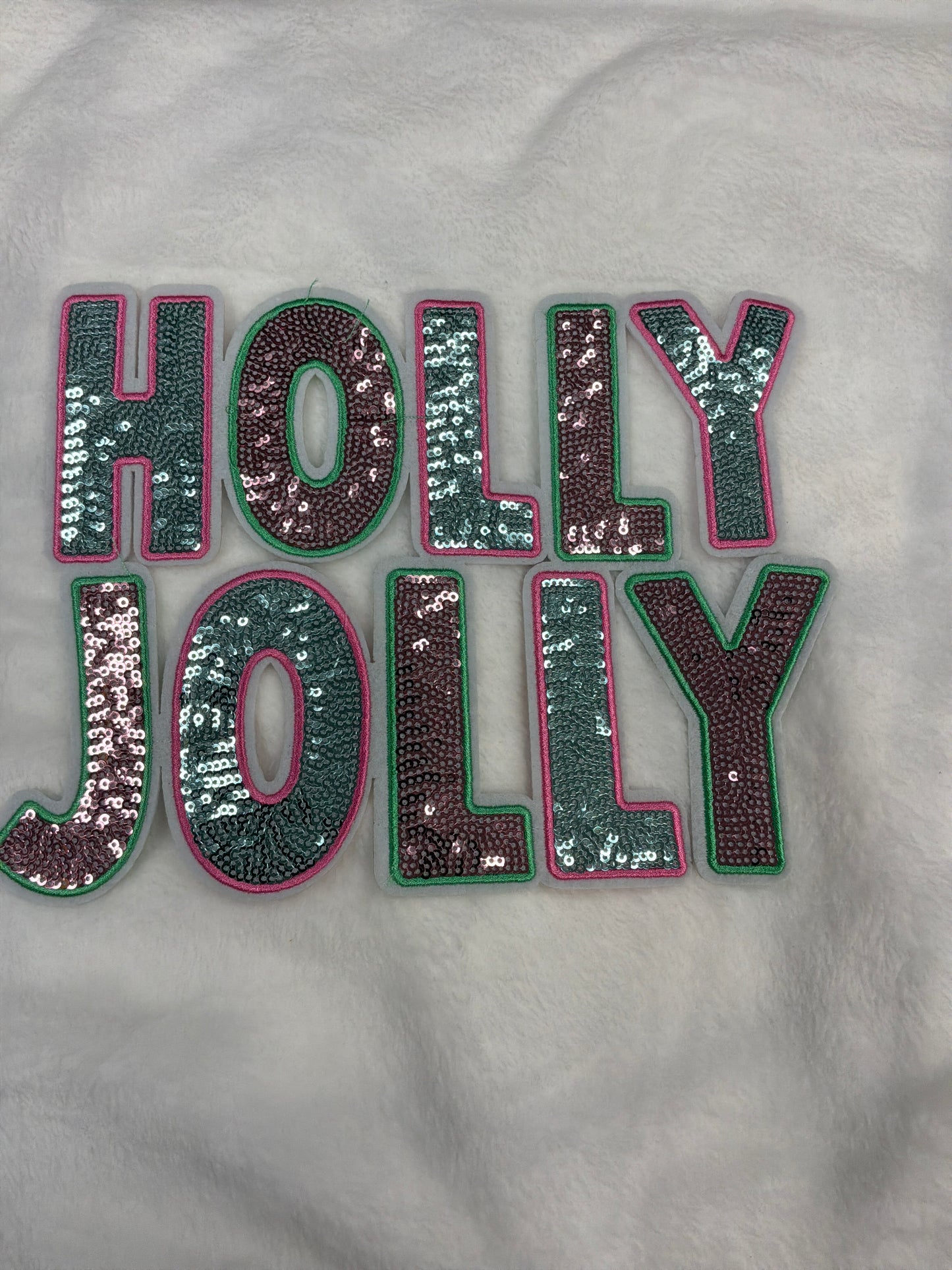 Holly Jolly (pink & blue)