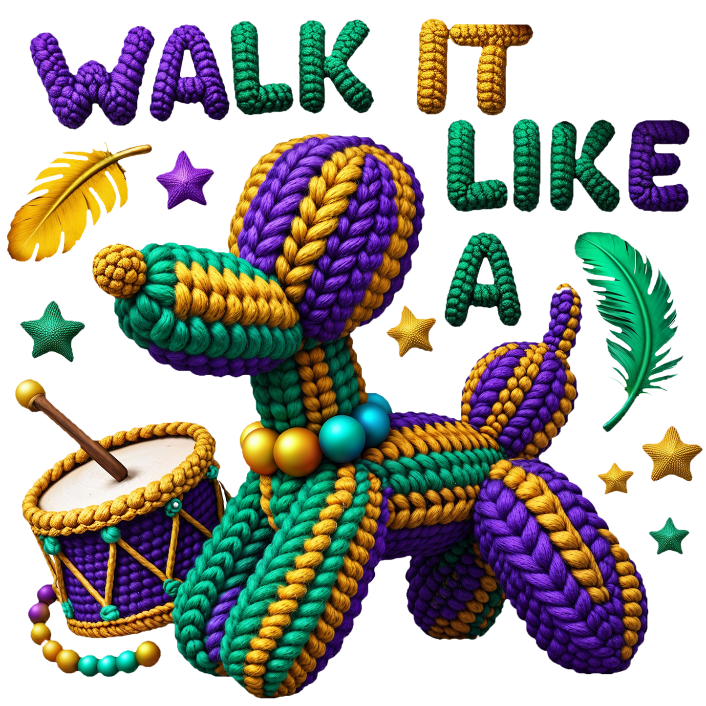 Walk it like a Dog DTF Prints Only