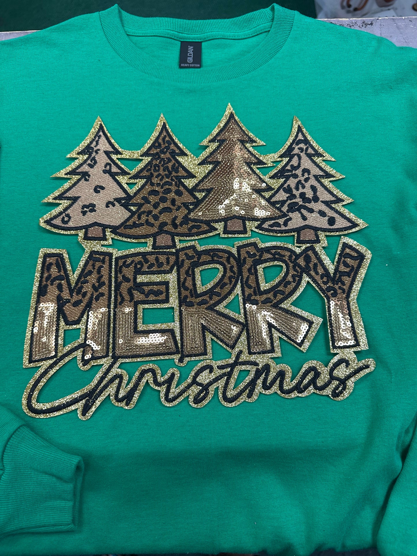 Gold Merry Christmas