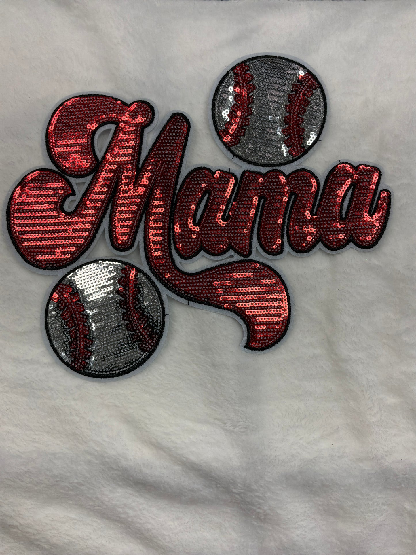 Sequin Baseball Mom
