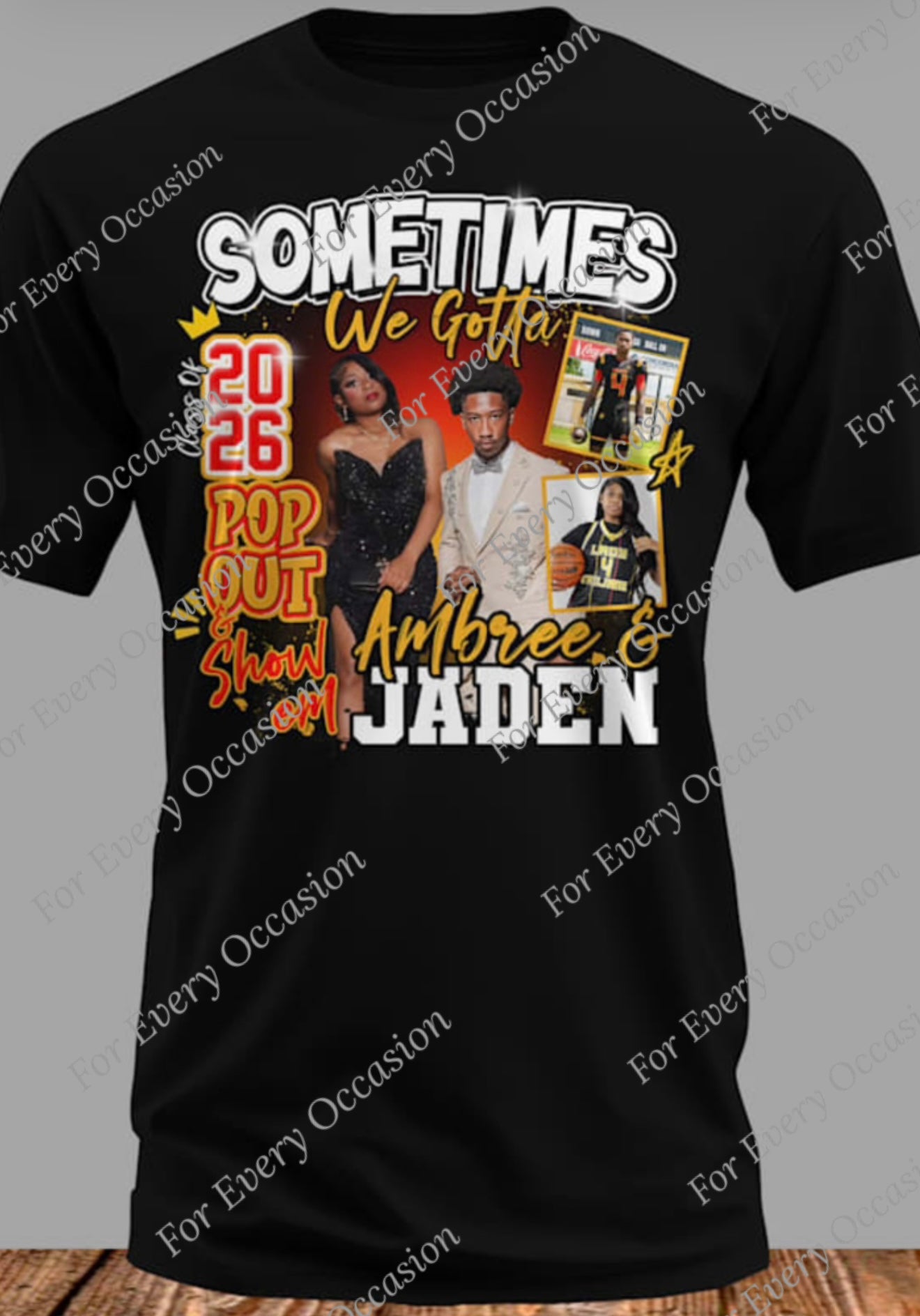 Ambree & Jaden Graduation Shirt