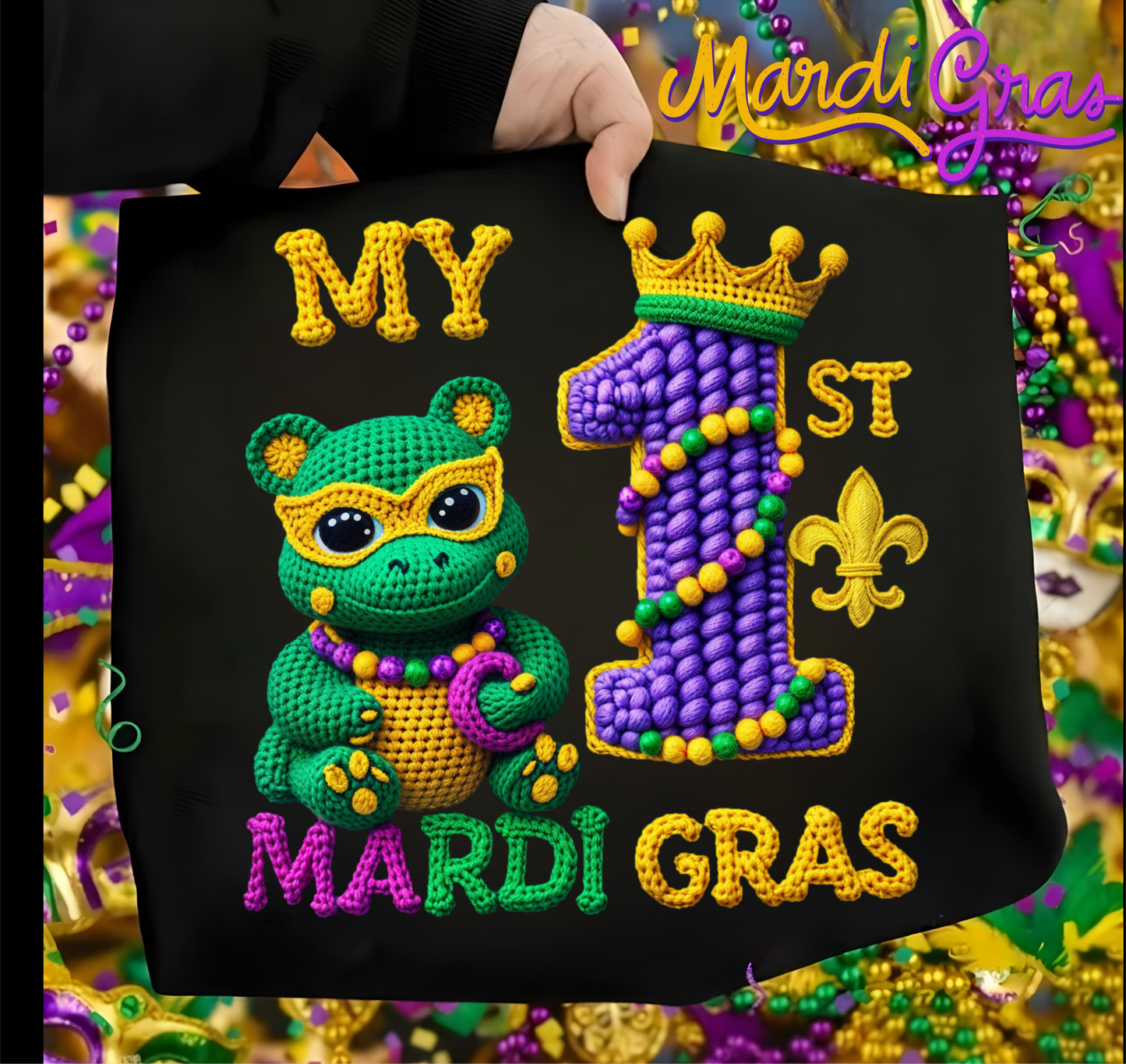 My 1st Mardi Gras DTF shirt