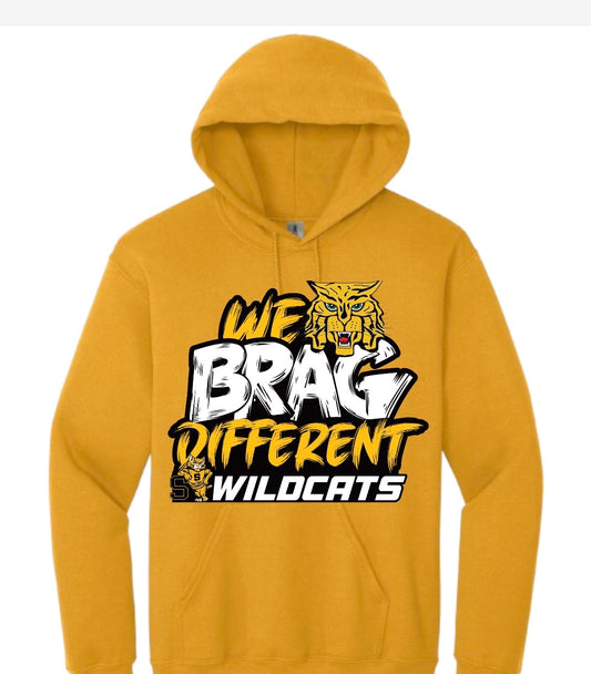 St. James WILDCATS- BRAG DIFFERENT) {Toddler-Youth-Adults Hoodies}