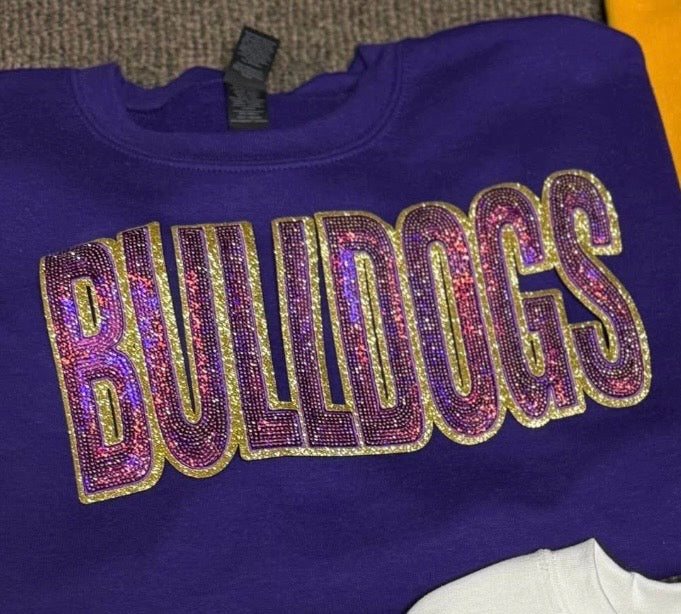 Ascension Catholic Sequin Patch Sweatshirt