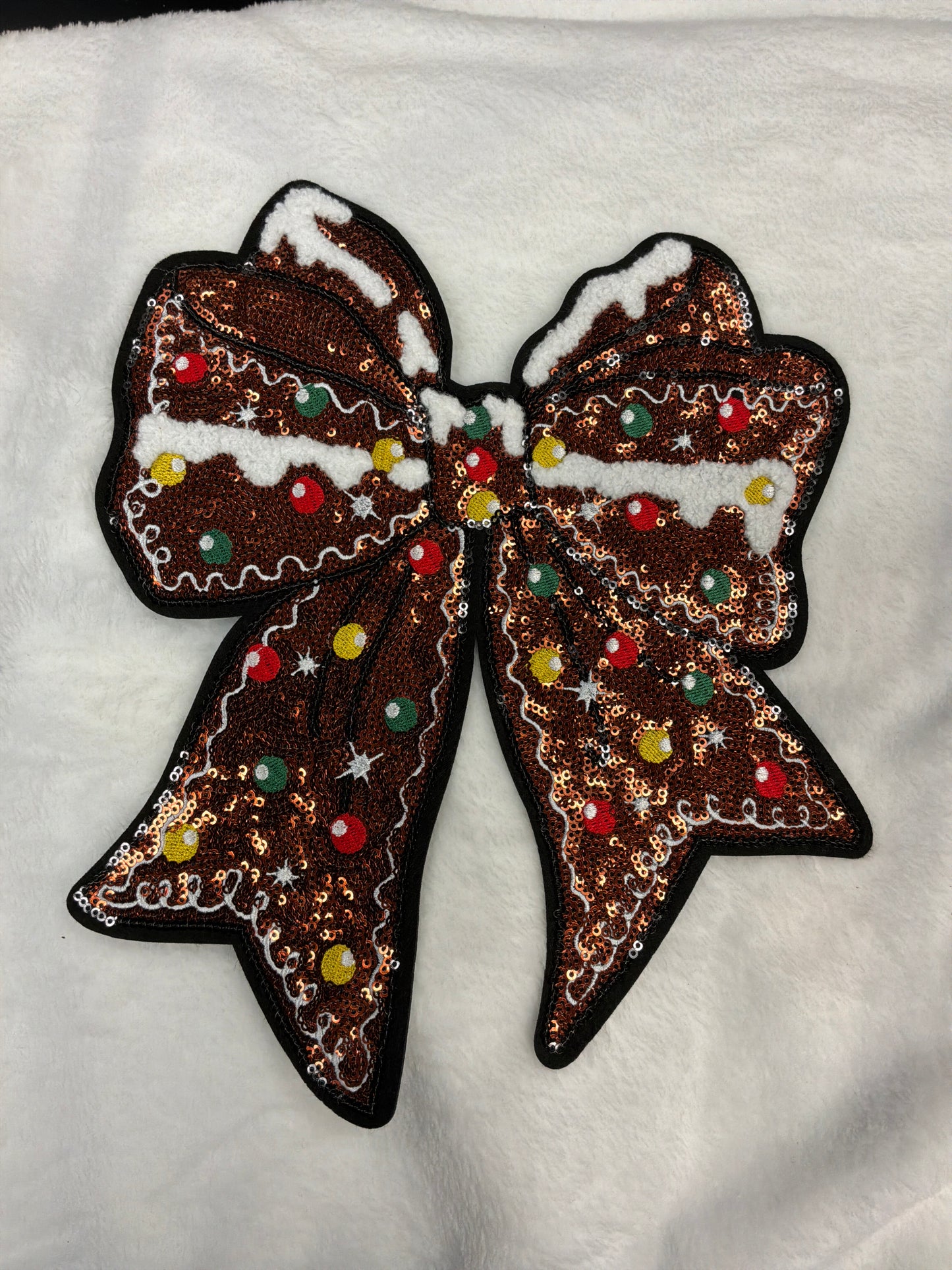 Brown Cookie Bow