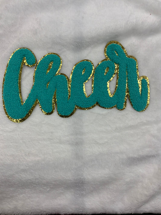 Teal Cheer Patch
