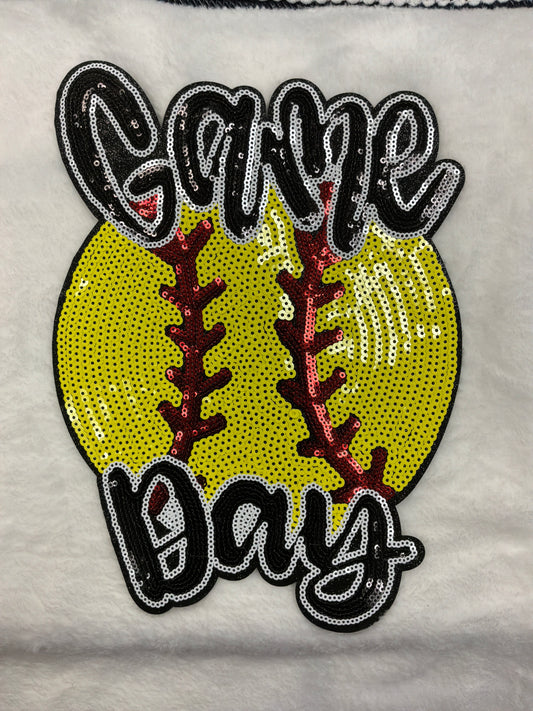 Sequin Softball Gameday