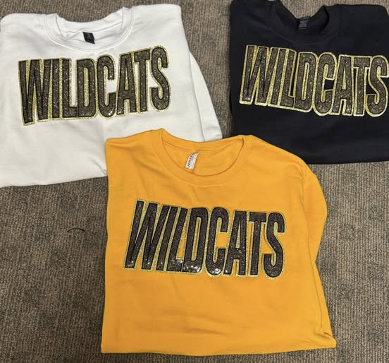 St. James Wildcats Sequin Patch Sweatshirt