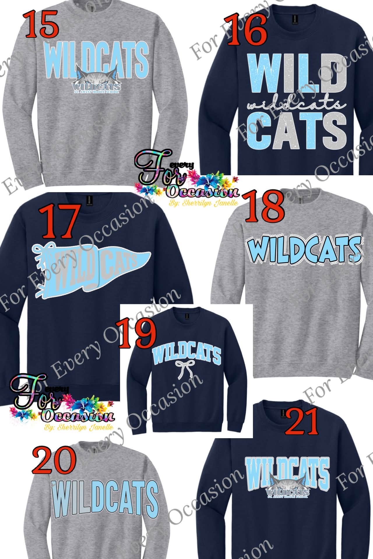 PRIMARY & MIDDLE SCHOOL Spirit Wear SWEATSHIRTS ONLY