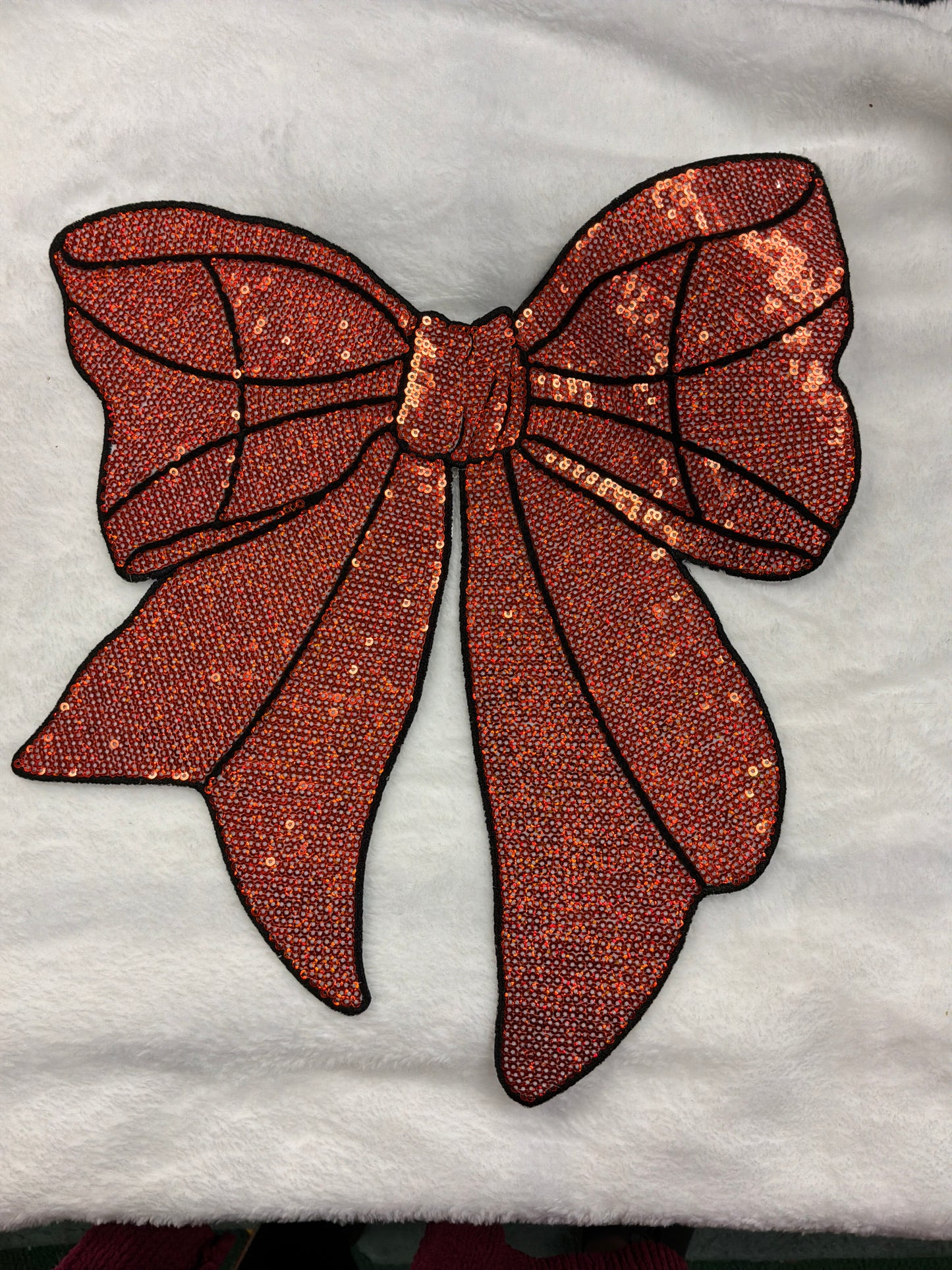 Sequin Basketball Bow