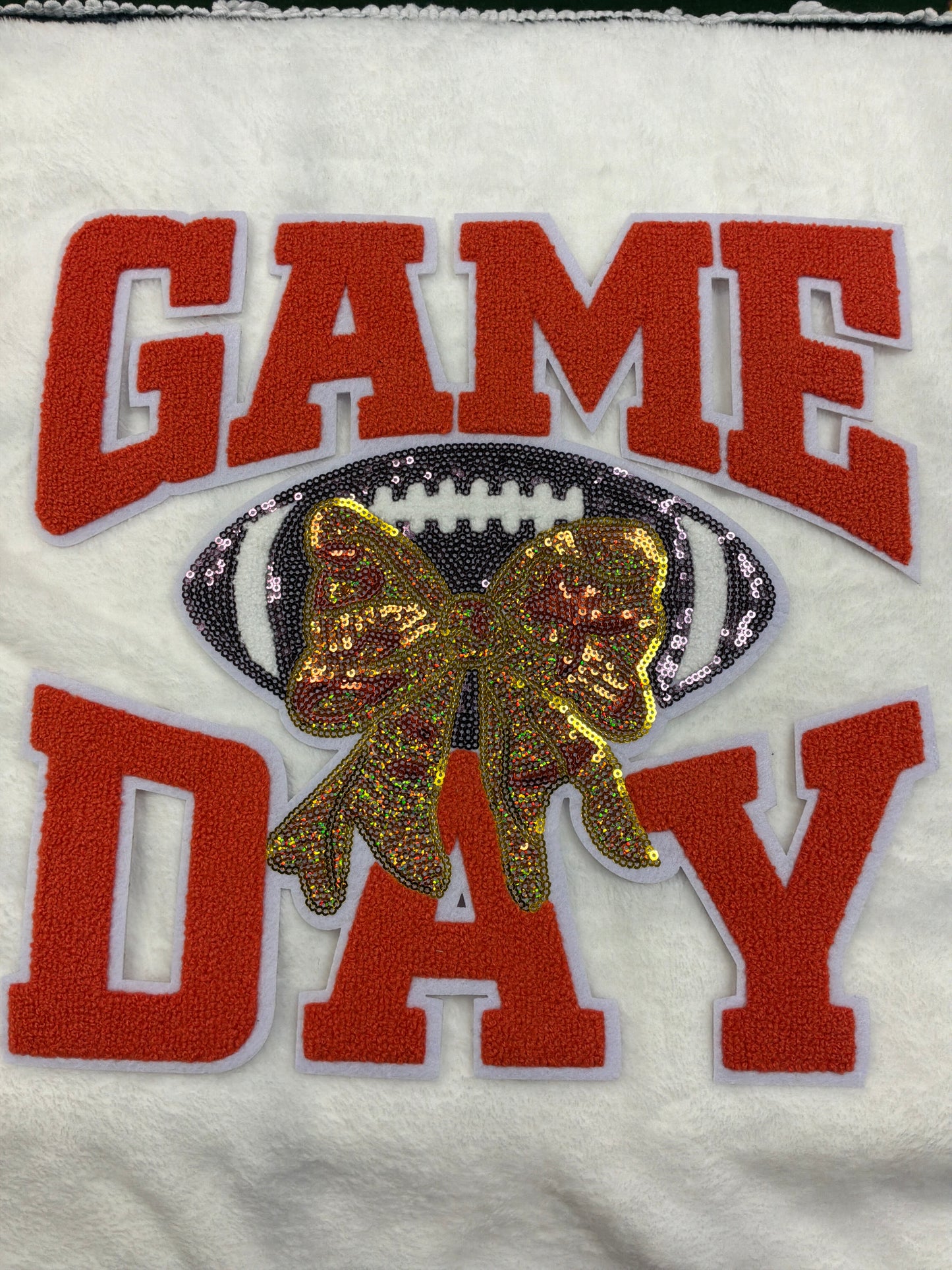 Orange Game Day Patch