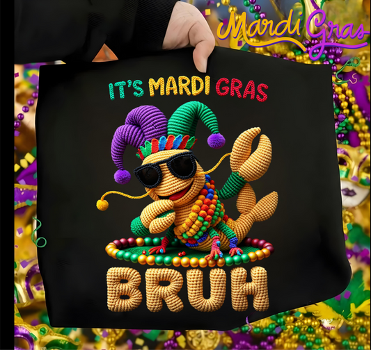 Mardi Gras Crawfish DTF shirt