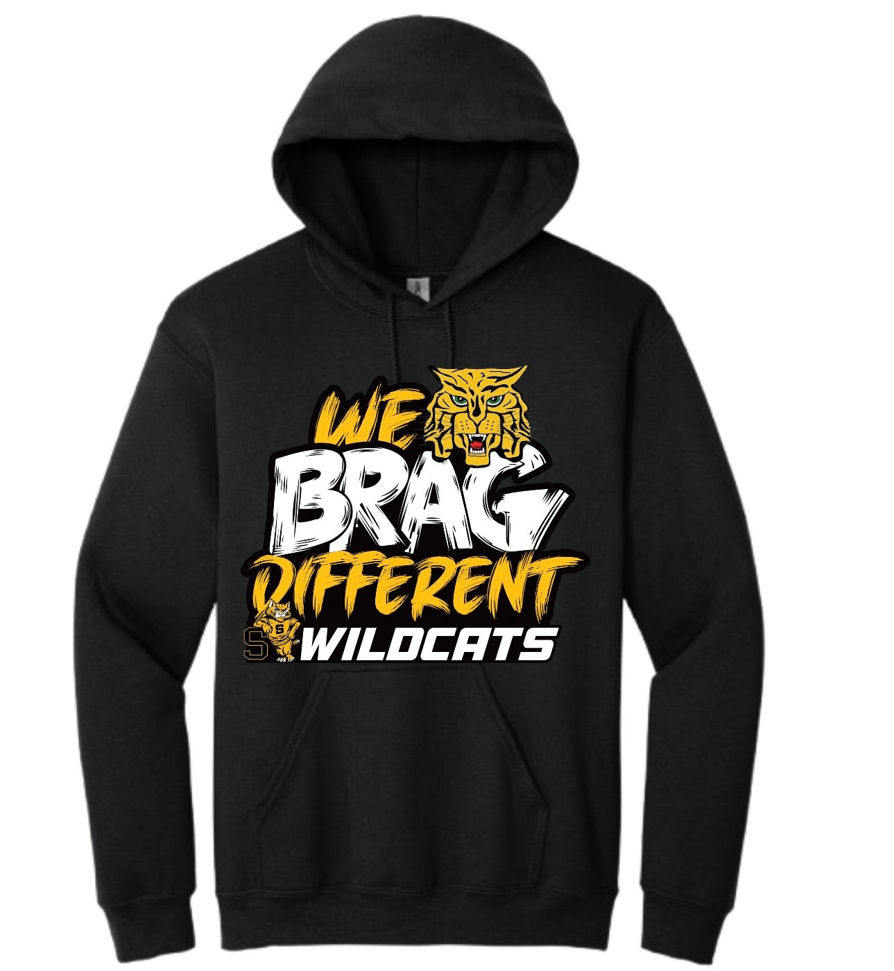 St. James WILDCATS- BRAG DIFFERENT)  {Toddler-Youth-Adults Hoodies}