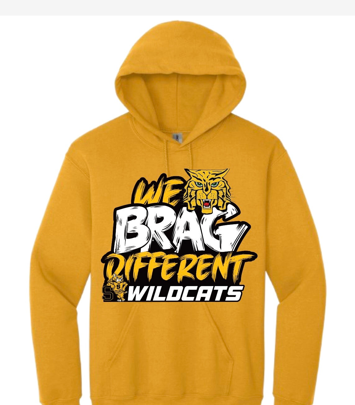 St. James WILDCATS- BRAG DIFFERENT)  {Toddler-Youth-Adults Hoodies}