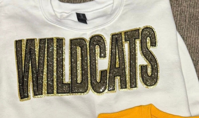 St. James Wildcats Sequin Patch Sweatshirt