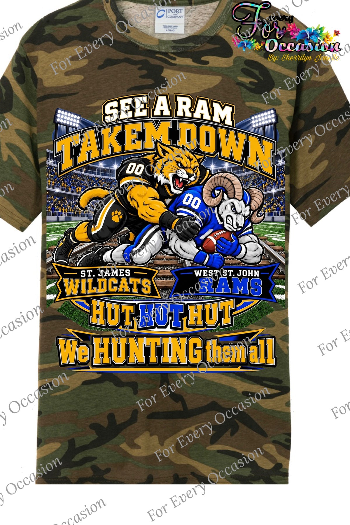St. James Wilcats Camo