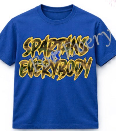 Spartans vs Everybody Camo