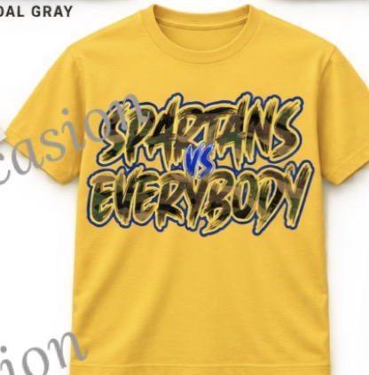Spartans vs Everybody Camo