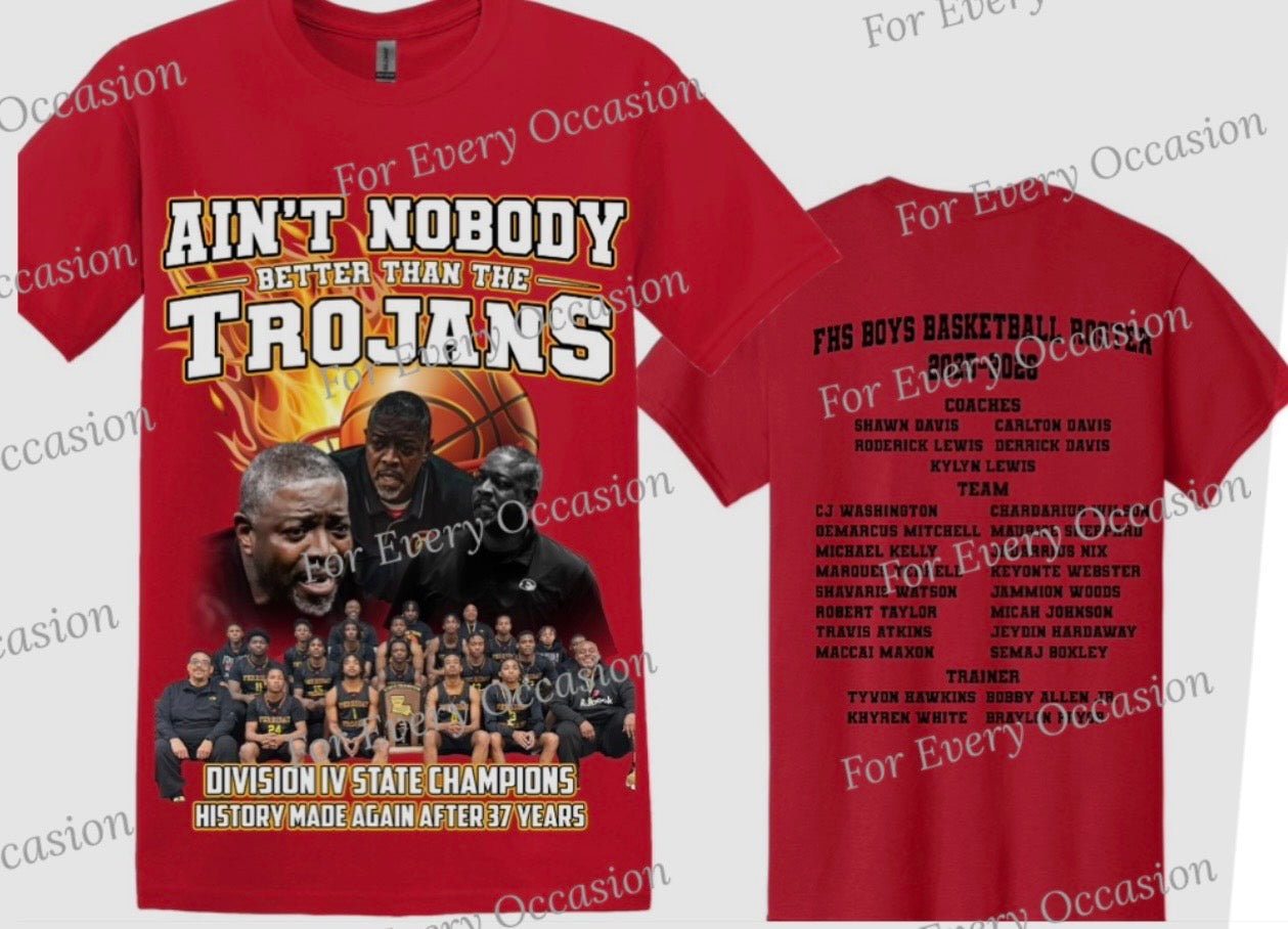 Ferriday Championship Shirts- (FRONT & BACK)